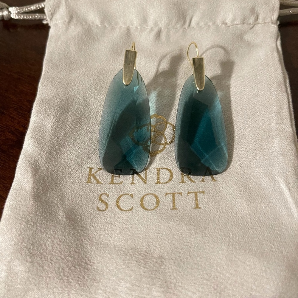 Kendra Scott blue colored earrings
